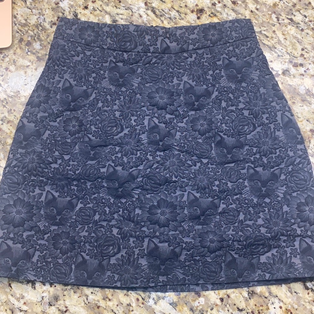 Paul & Joe Sister Fellini Floral Jacquard Cat Skirt